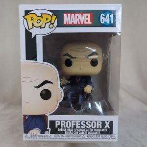 Funko Pop Marvel Professor X #641 Bobble-Head Vinyl Wheelchair Figurine Toy NIB